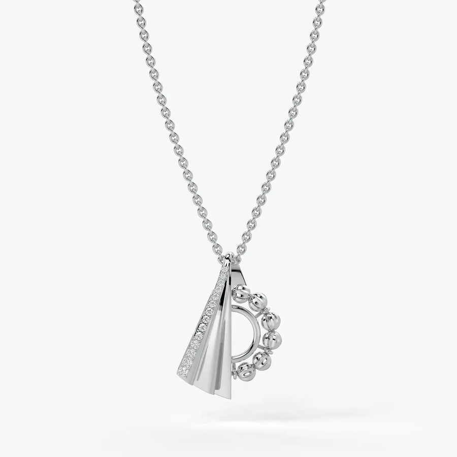 Ananya Radiant Fan Bead Pendant