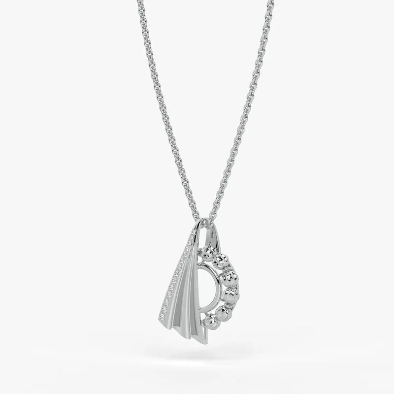 Ananya Radiant Fan Bead Pendant