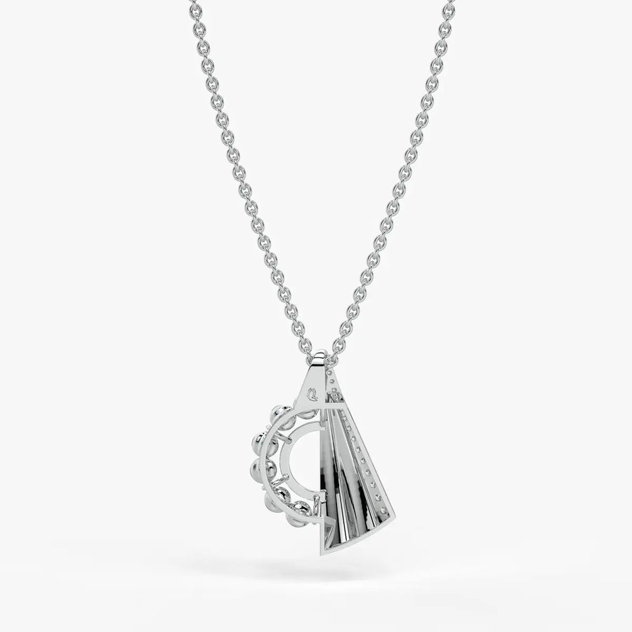 Ananya Radiant Fan Bead Pendant