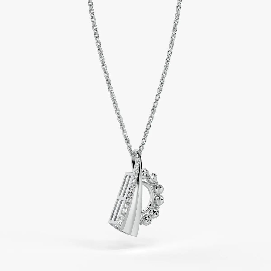 Ananya Radiant Fan Bead Pendant