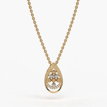 Samaira Teardrop Blossom Pendant