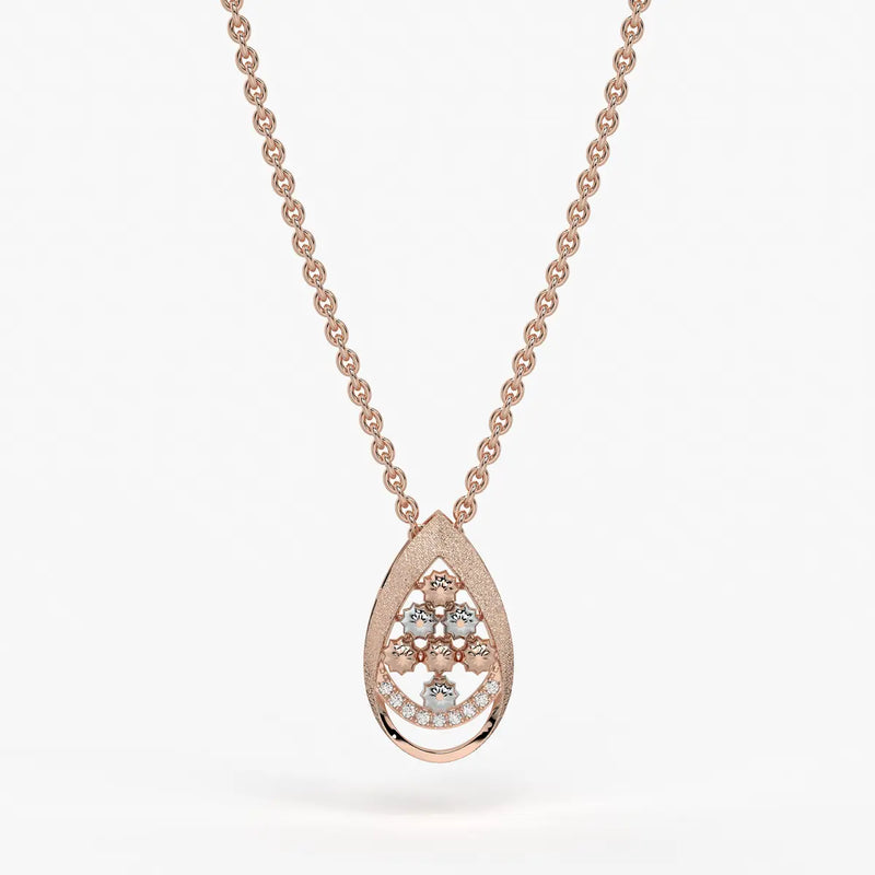 Samaira Teardrop Blossom Pendant