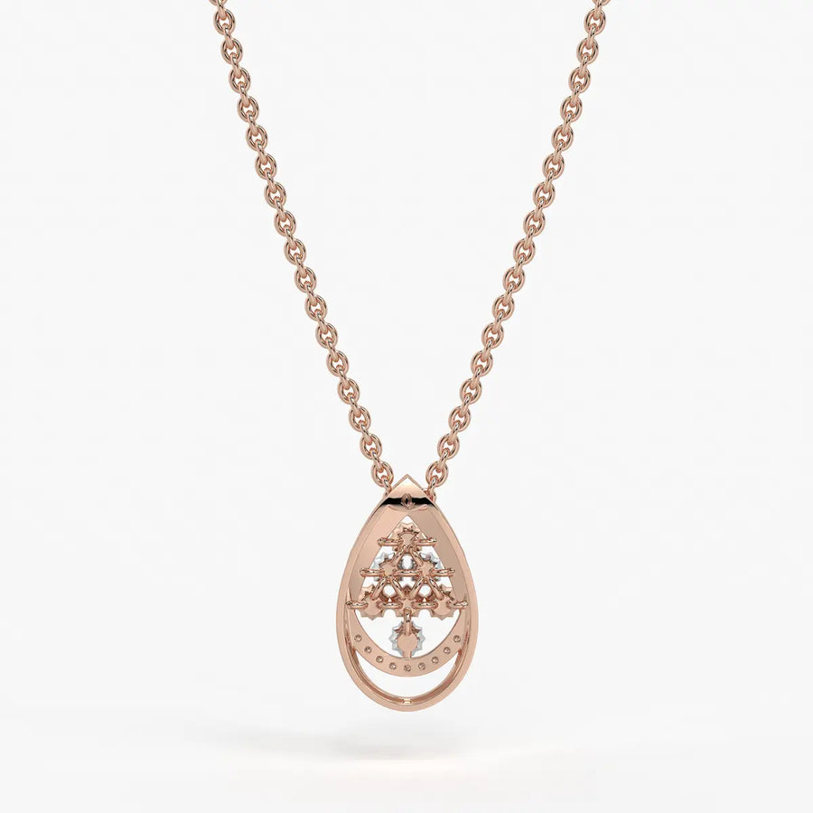 Samaira Teardrop Blossom Pendant
