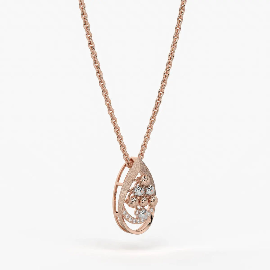 Samaira Teardrop Blossom Pendant