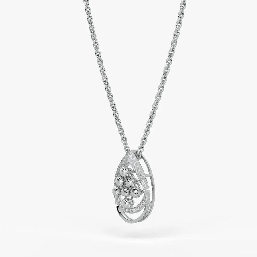 Samaira Teardrop Blossom Pendant