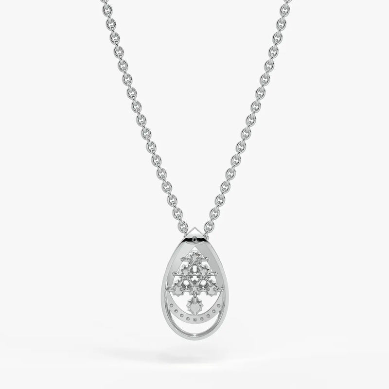 Samaira Teardrop Blossom Pendant