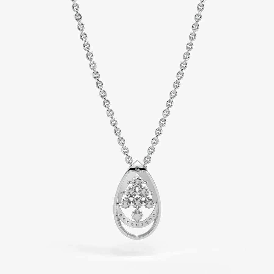Samaira Teardrop Blossom Pendant