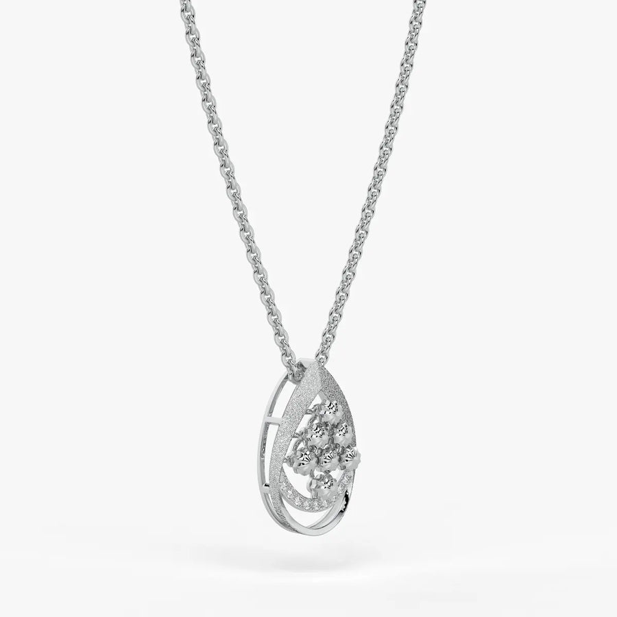 Samaira Teardrop Blossom Pendant