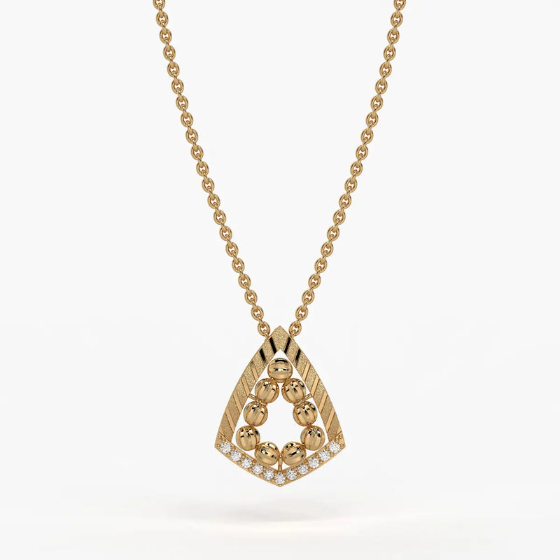 Tanvika Trikon Bead Pendant