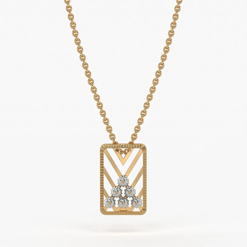 Avira Chevron Garden Pendant