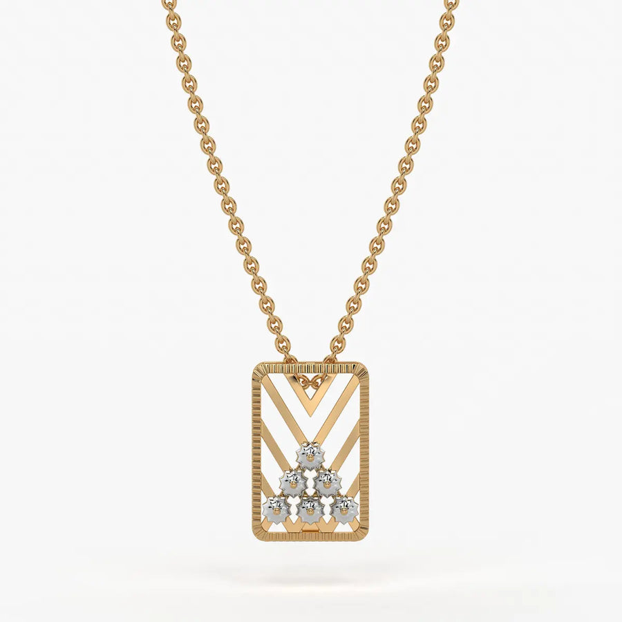 Avira Chevron Garden Pendant