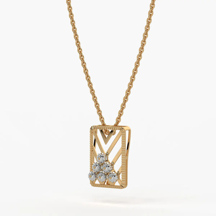 Avira Chevron Garden Pendant