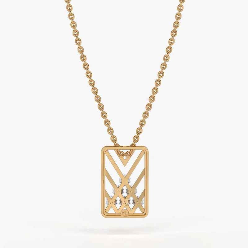 Avira Chevron Garden Pendant
