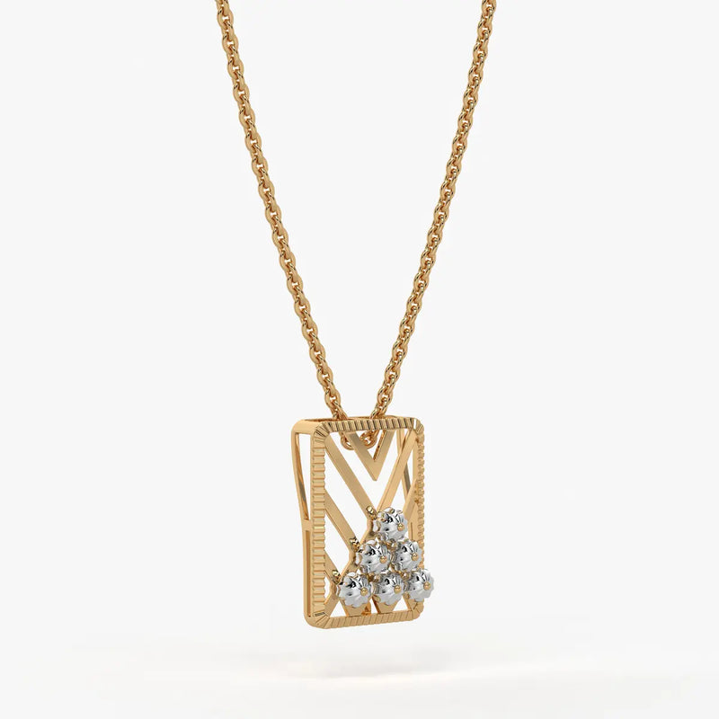 Avira Chevron Garden Pendant