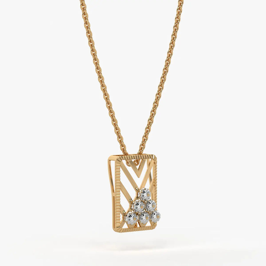 Avira Chevron Garden Pendant