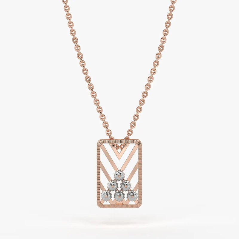 Avira Chevron Garden Pendant