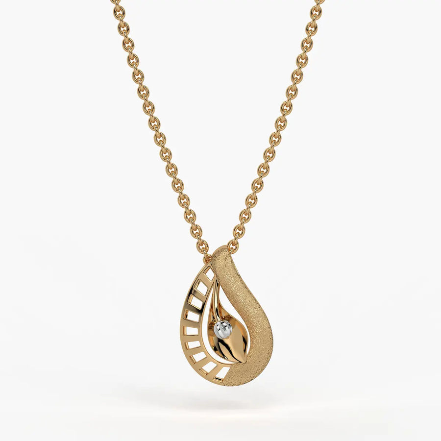 Prisha Paisley Dewdrop Pendant