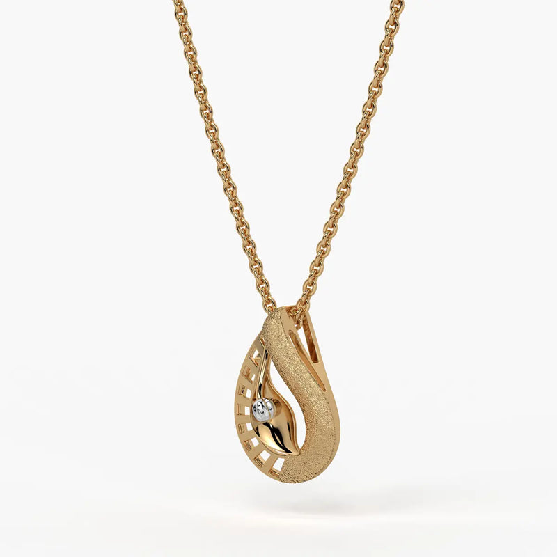 Prisha Paisley Dewdrop Pendant