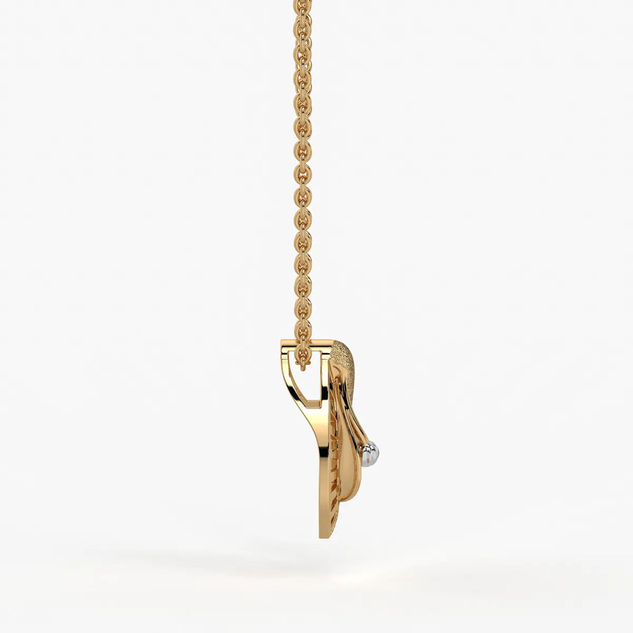 Prisha Paisley Dewdrop Pendant