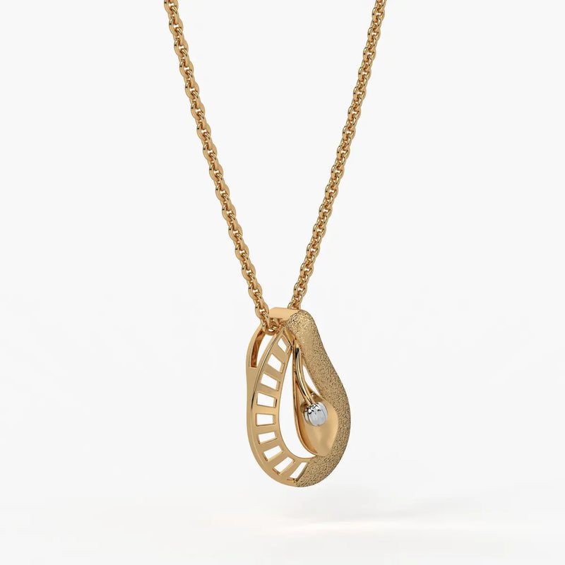 Prisha Paisley Dewdrop Pendant