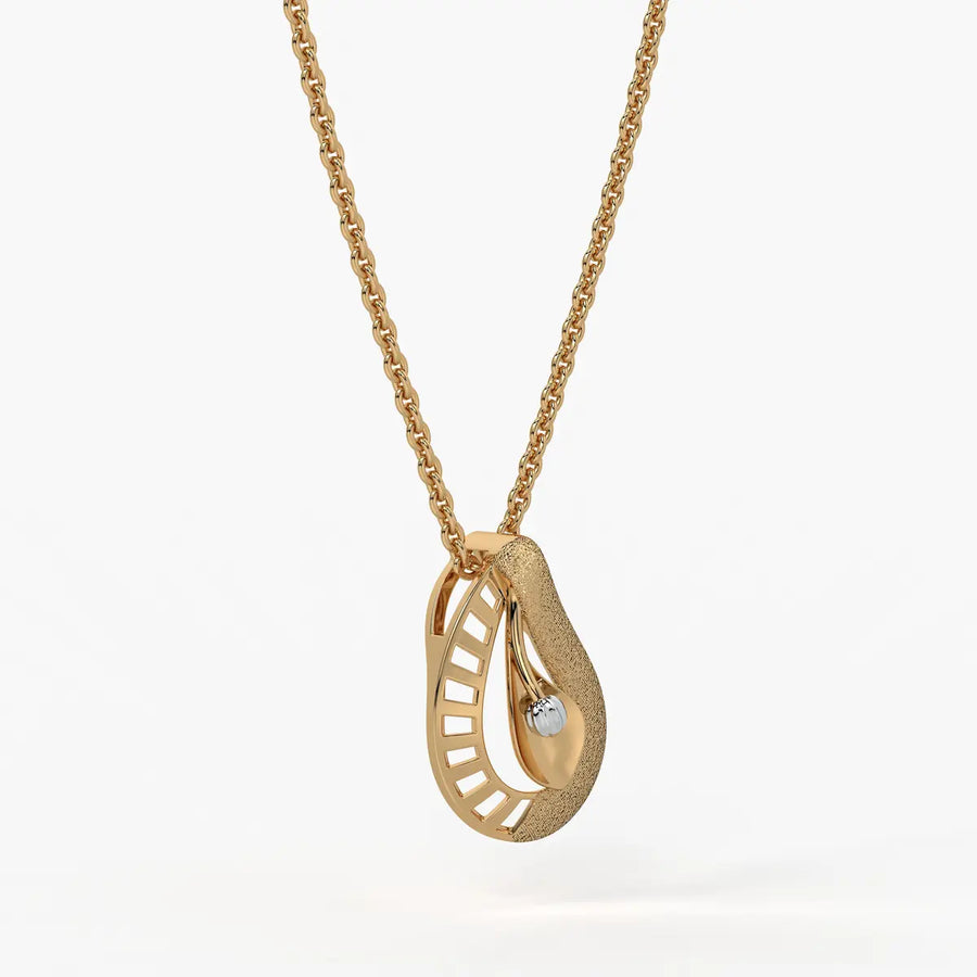 Prisha Paisley Dewdrop Pendant