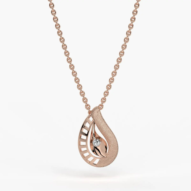 Prisha Paisley Dewdrop Pendant