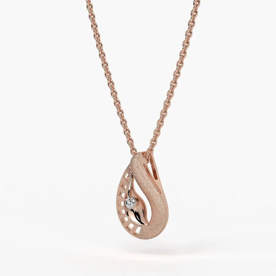 Prisha Paisley Dewdrop Pendant