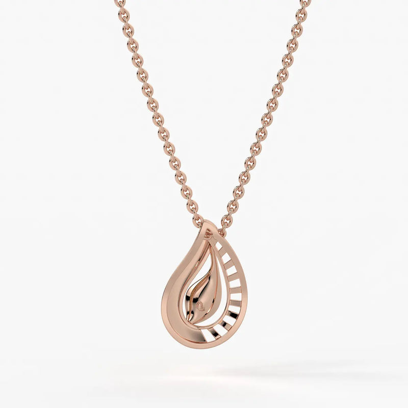 Prisha Paisley Dewdrop Pendant
