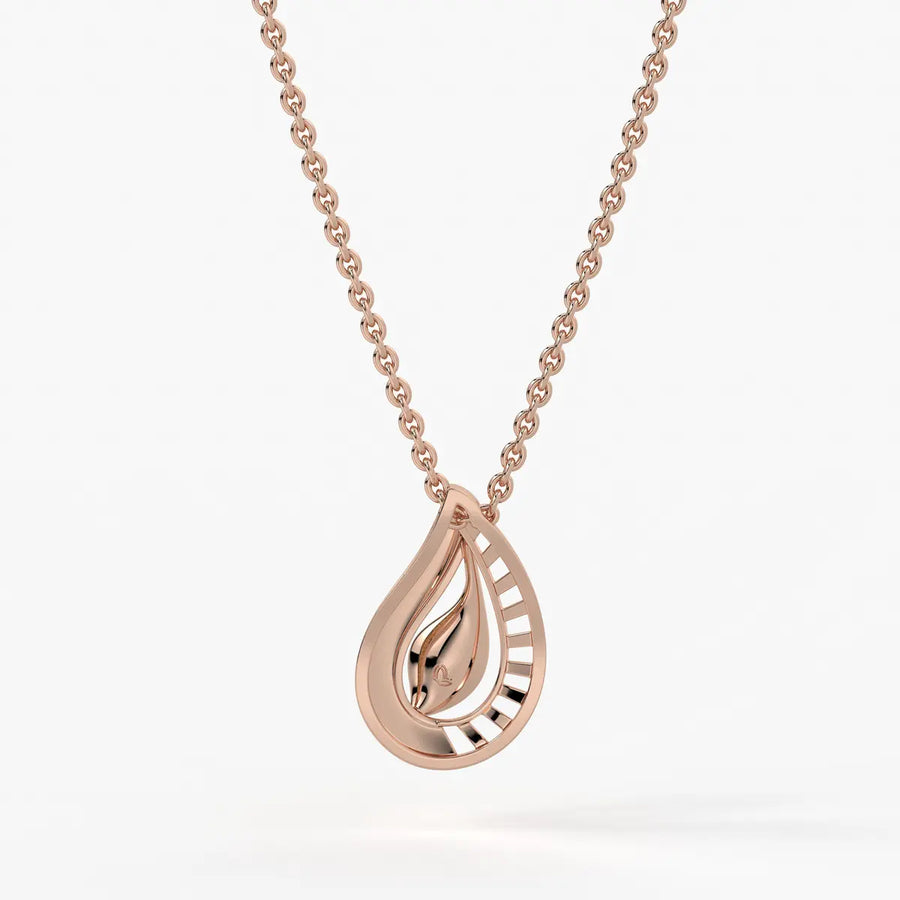 Prisha Paisley Dewdrop Pendant
