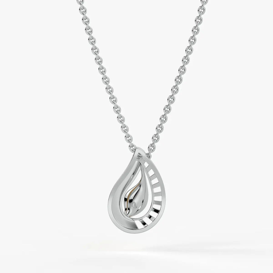 Prisha Paisley Dewdrop Pendant
