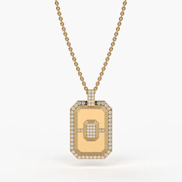 Regalon Crest Frame Pendant For Men