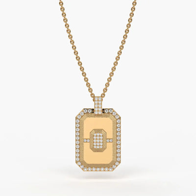 Regalon Crest Frame Pendant For Men