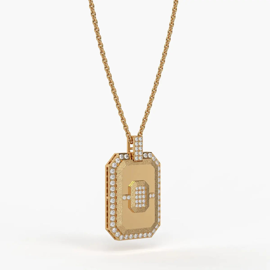 Regalon Crest Frame Pendant For Men