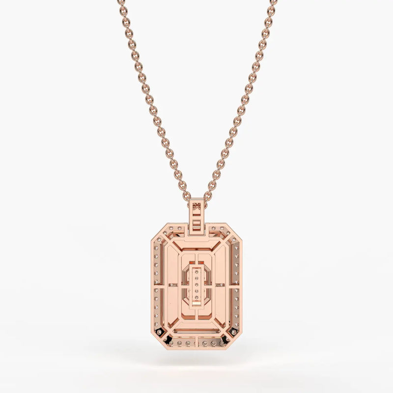 Regalon Crest Frame Pendant For Men