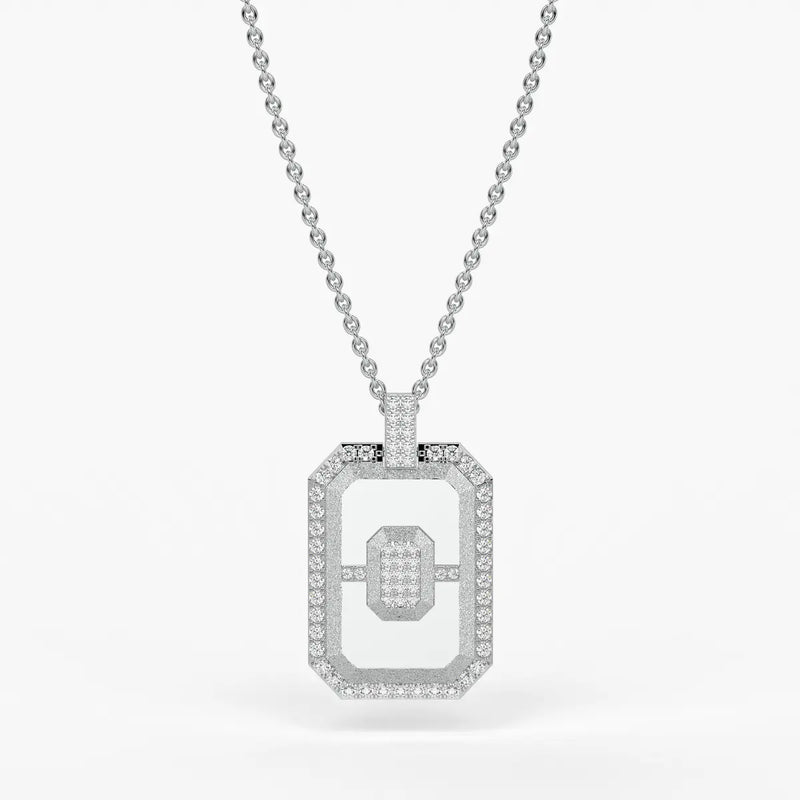 Regalon Crest Frame Pendant For Men