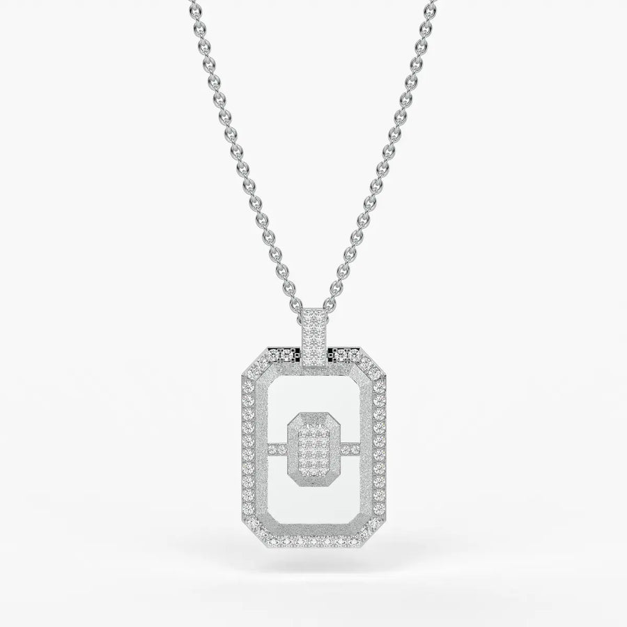 Regalon Crest Frame Pendant For Men