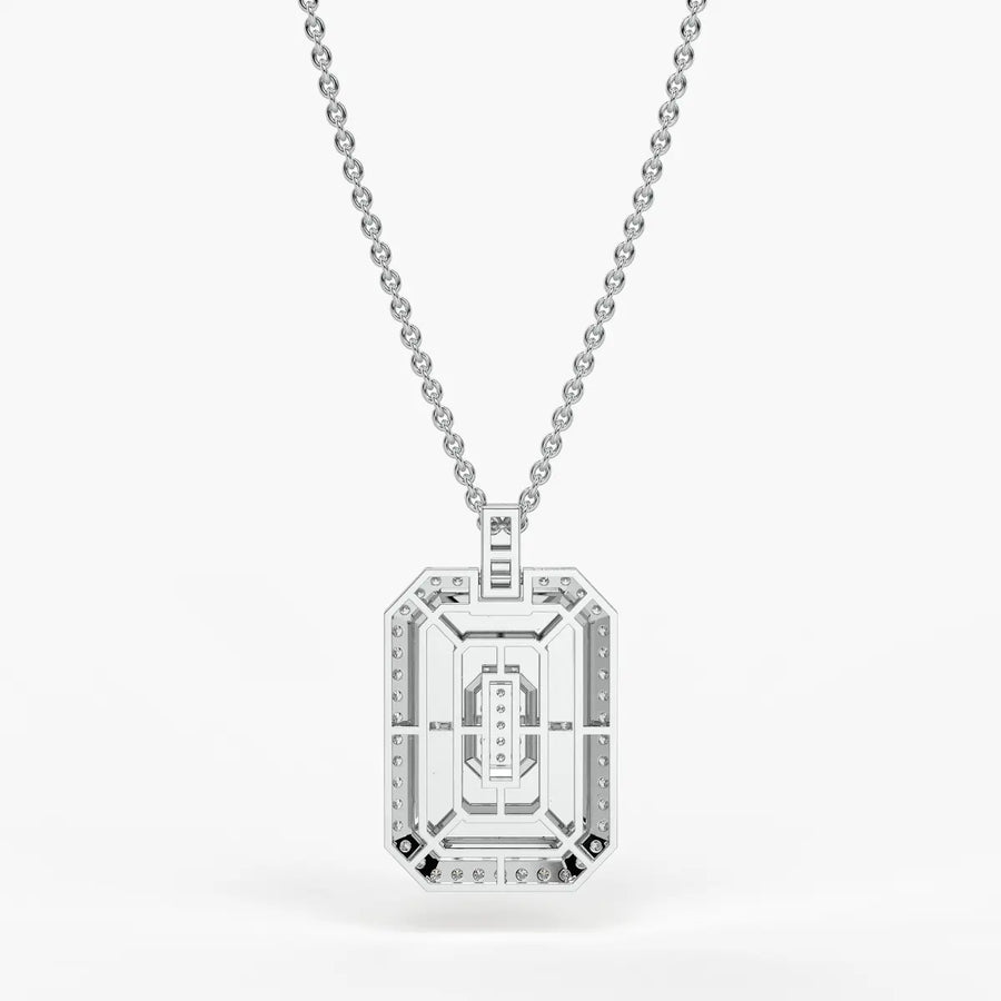 Regalon Crest Frame Pendant For Men