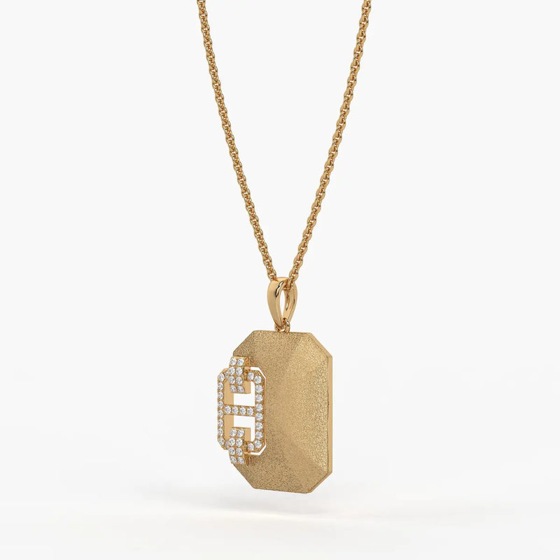 Hexaro Alpha Emblem Pendant For Men