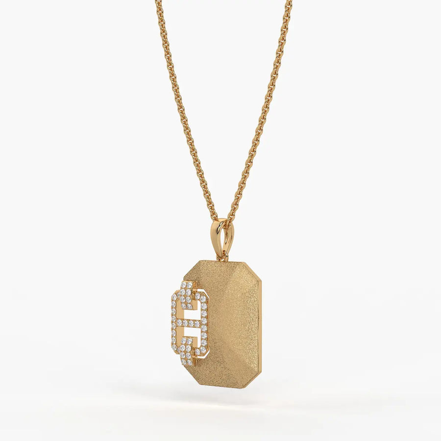 Hexaro Alpha Emblem Pendant For Men