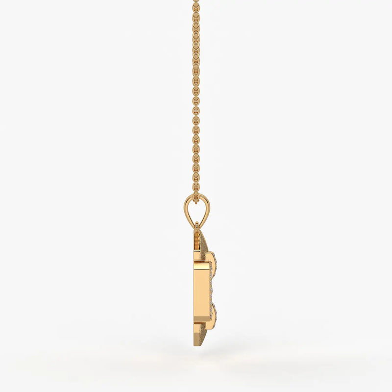 Hexaro Alpha Emblem Pendant For Men