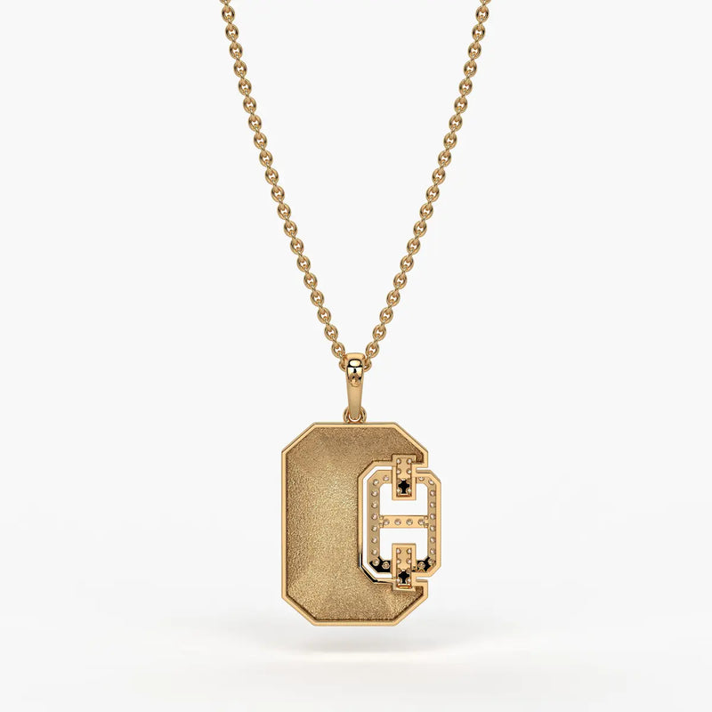 Hexaro Alpha Emblem Pendant For Men