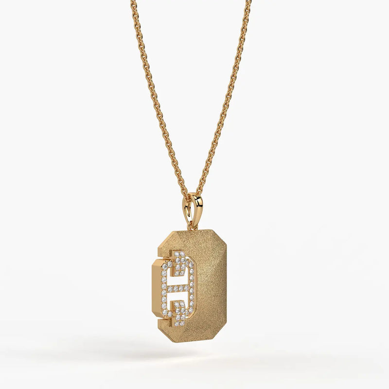 Hexaro Alpha Emblem Pendant For Men