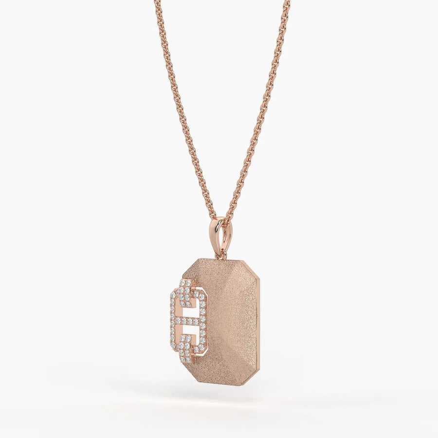 Hexaro Alpha Emblem Pendant For Men