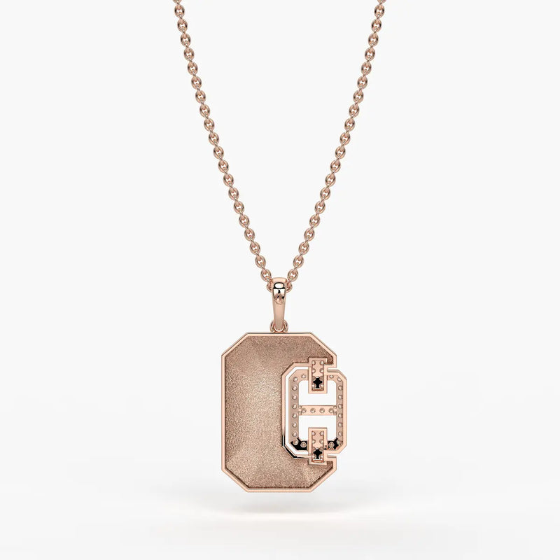 Hexaro Alpha Emblem Pendant For Men