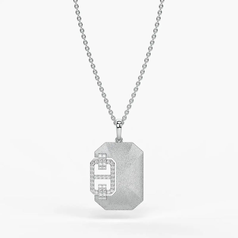 Hexaro Alpha Emblem Pendant For Men