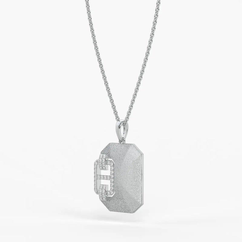Hexaro Alpha Emblem Pendant For Men