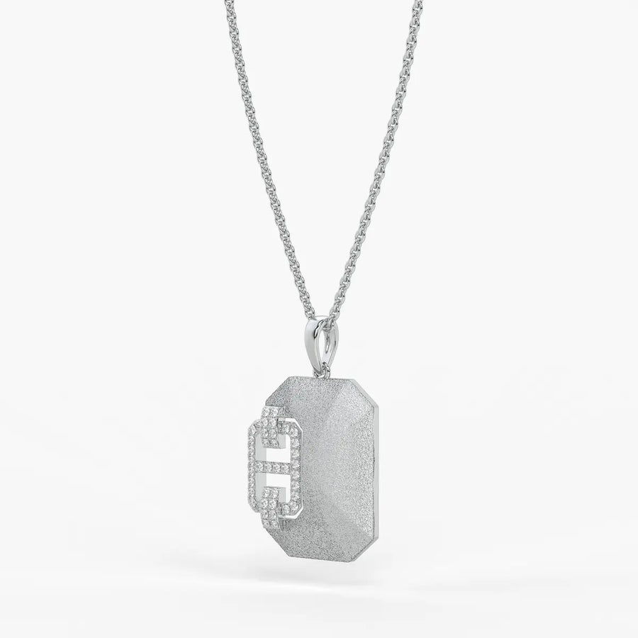 Hexaro Alpha Emblem Pendant For Men