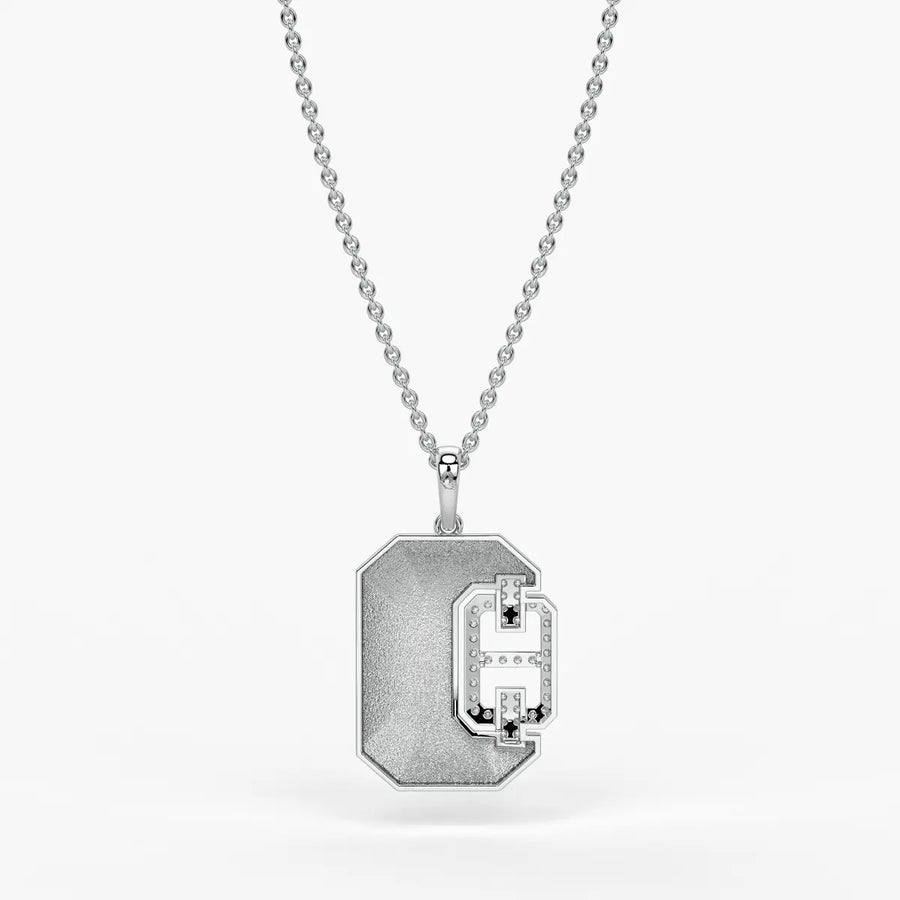 Hexaro Alpha Emblem Pendant For Men