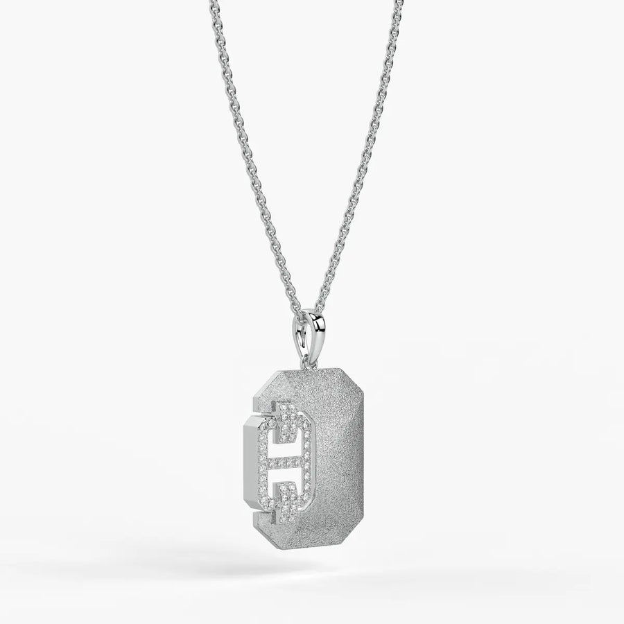 Hexaro Alpha Emblem Pendant For Men