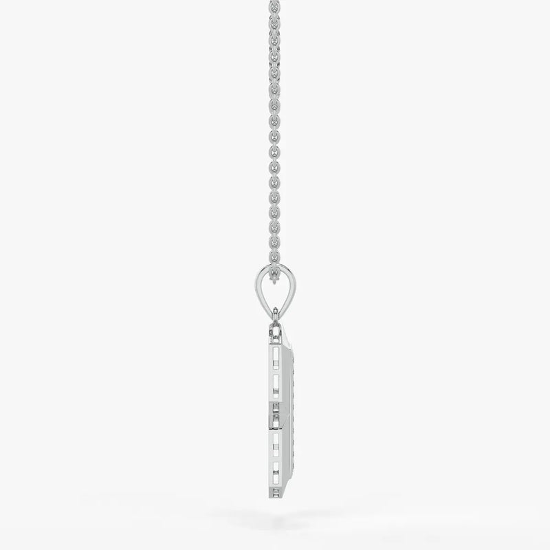 Orvian Gridlock Shield Pendant For Men